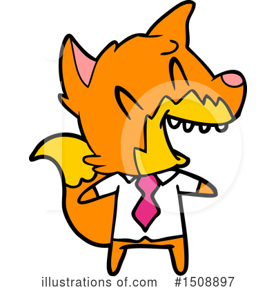 Royalty-Free (RF) Fox Clipart Illustration by lineartestpilot - Stock Sample #1508897