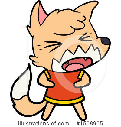 Royalty-Free (RF) Fox Clipart Illustration by lineartestpilot - Stock Sample #1508905