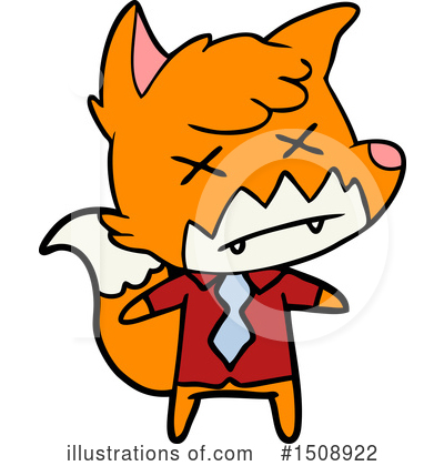 Royalty-Free (RF) Fox Clipart Illustration by lineartestpilot - Stock Sample #1508922