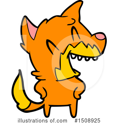 Royalty-Free (RF) Fox Clipart Illustration by lineartestpilot - Stock Sample #1508925