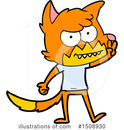 Royalty-Free (RF) Fox Clipart Illustration by lineartestpilot - Stock Sample #1508930
