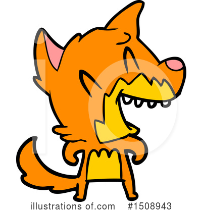 Royalty-Free (RF) Fox Clipart Illustration by lineartestpilot - Stock Sample #1508943