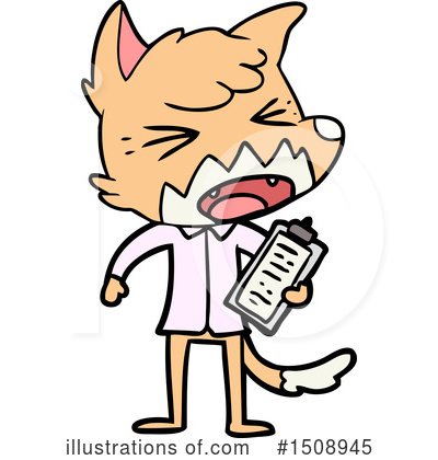 Royalty-Free (RF) Fox Clipart Illustration by lineartestpilot - Stock Sample #1508945