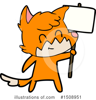Royalty-Free (RF) Fox Clipart Illustration by lineartestpilot - Stock Sample #1508951