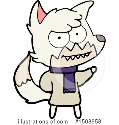 Royalty-Free (RF) Fox Clipart Illustration by lineartestpilot - Stock Sample #1508958