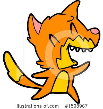 Royalty-Free (RF) Fox Clipart Illustration by lineartestpilot - Stock Sample #1508967