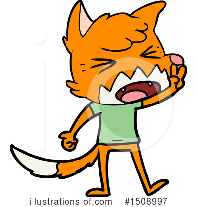 Royalty-Free (RF) Fox Clipart Illustration by lineartestpilot - Stock Sample #1508997