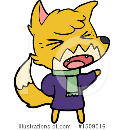 Royalty-Free (RF) Fox Clipart Illustration by lineartestpilot - Stock Sample #1509016