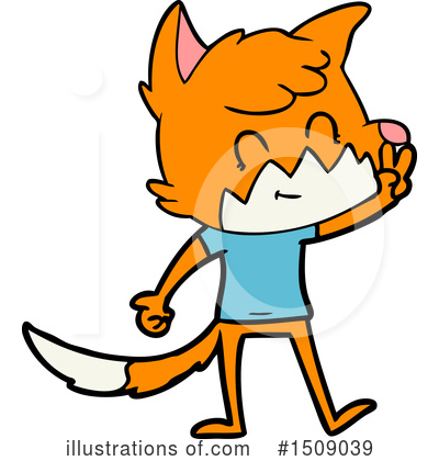 Royalty-Free (RF) Fox Clipart Illustration by lineartestpilot - Stock Sample #1509039