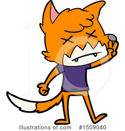 Royalty-Free (RF) Fox Clipart Illustration by lineartestpilot - Stock Sample #1509040