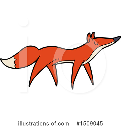 Royalty-Free (RF) Fox Clipart Illustration by lineartestpilot - Stock Sample #1509045