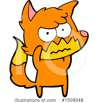 Royalty-Free (RF) Fox Clipart Illustration by lineartestpilot - Stock Sample #1509048
