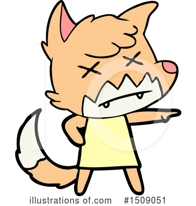 Royalty-Free (RF) Fox Clipart Illustration by lineartestpilot - Stock Sample #1509051