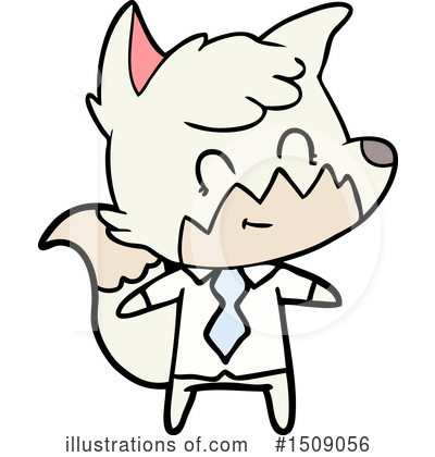 Royalty-Free (RF) Fox Clipart Illustration by lineartestpilot - Stock Sample #1509056