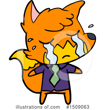 Royalty-Free (RF) Fox Clipart Illustration by lineartestpilot - Stock Sample #1509063