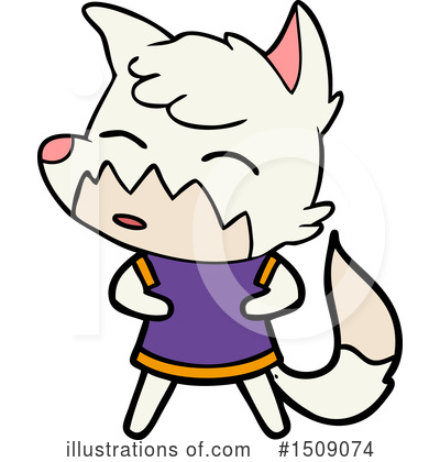 Royalty-Free (RF) Fox Clipart Illustration by lineartestpilot - Stock Sample #1509074