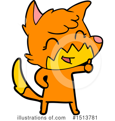 Royalty-Free (RF) Fox Clipart Illustration by lineartestpilot - Stock Sample #1513781