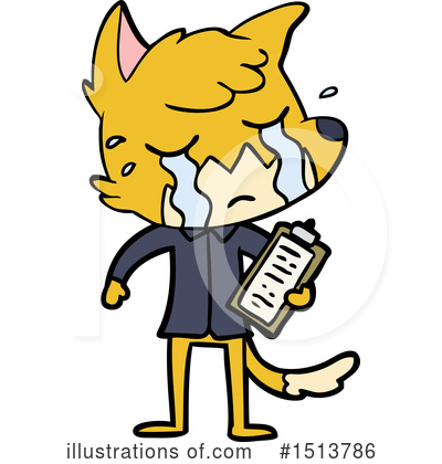 Royalty-Free (RF) Fox Clipart Illustration by lineartestpilot - Stock Sample #1513786