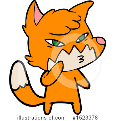 Royalty-Free (RF) Fox Clipart Illustration by lineartestpilot - Stock Sample #1523378