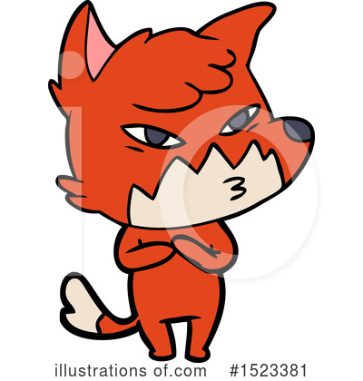 Royalty-Free (RF) Fox Clipart Illustration by lineartestpilot - Stock Sample #1523381