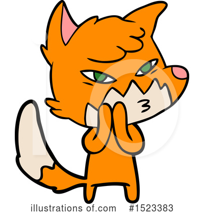 Royalty-Free (RF) Fox Clipart Illustration by lineartestpilot - Stock Sample #1523383