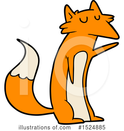 Royalty-Free (RF) Fox Clipart Illustration by lineartestpilot - Stock Sample #1524885