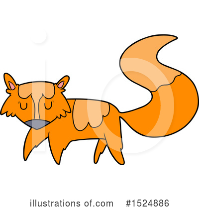 Royalty-Free (RF) Fox Clipart Illustration by lineartestpilot - Stock Sample #1524886