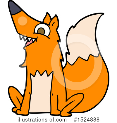 Royalty-Free (RF) Fox Clipart Illustration by lineartestpilot - Stock Sample #1524888
