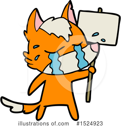 Royalty-Free (RF) Fox Clipart Illustration by lineartestpilot - Stock Sample #1524923