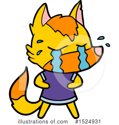 Royalty-Free (RF) Fox Clipart Illustration by lineartestpilot - Stock Sample #1524931