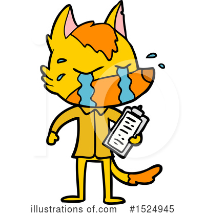 Royalty-Free (RF) Fox Clipart Illustration by lineartestpilot - Stock Sample #1524945