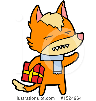 Royalty-Free (RF) Fox Clipart Illustration by lineartestpilot - Stock Sample #1524964