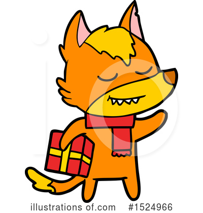 Royalty-Free (RF) Fox Clipart Illustration by lineartestpilot - Stock Sample #1524966
