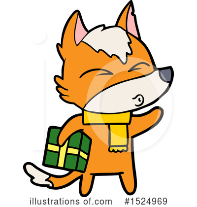 Royalty-Free (RF) Fox Clipart Illustration by lineartestpilot - Stock Sample #1524969