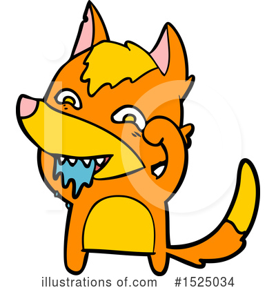Royalty-Free (RF) Fox Clipart Illustration by lineartestpilot - Stock Sample #1525034