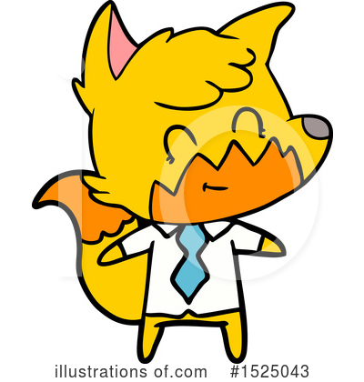 Royalty-Free (RF) Fox Clipart Illustration by lineartestpilot - Stock Sample #1525043