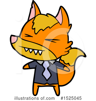 Royalty-Free (RF) Fox Clipart Illustration by lineartestpilot - Stock Sample #1525045