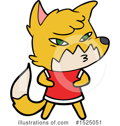 Royalty-Free (RF) Fox Clipart Illustration by lineartestpilot - Stock Sample #1525051