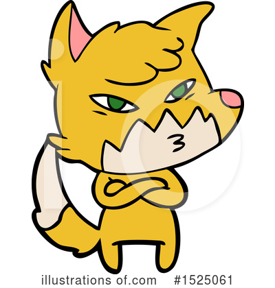 Royalty-Free (RF) Fox Clipart Illustration by lineartestpilot - Stock Sample #1525061
