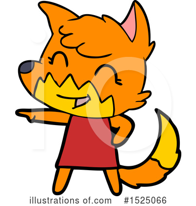 Royalty-Free (RF) Fox Clipart Illustration by lineartestpilot - Stock Sample #1525066