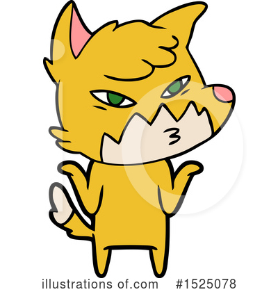 Royalty-Free (RF) Fox Clipart Illustration by lineartestpilot - Stock Sample #1525078