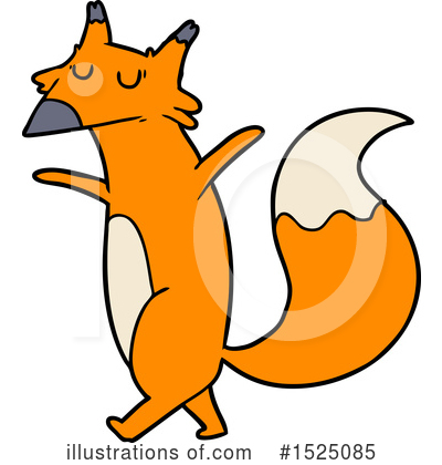 Royalty-Free (RF) Fox Clipart Illustration by lineartestpilot - Stock Sample #1525085