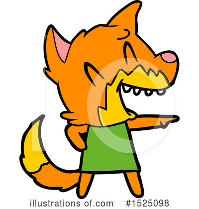 Royalty-Free (RF) Fox Clipart Illustration by lineartestpilot - Stock Sample #1525098