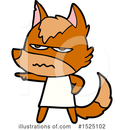 Royalty-Free (RF) Fox Clipart Illustration by lineartestpilot - Stock Sample #1525102