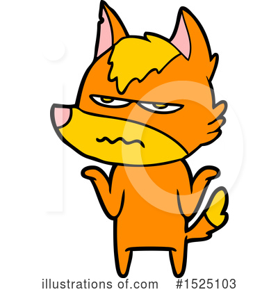 Royalty-Free (RF) Fox Clipart Illustration by lineartestpilot - Stock Sample #1525103