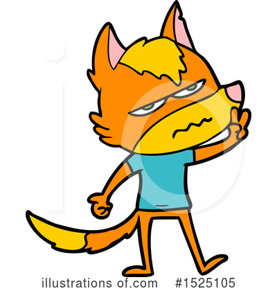 Royalty-Free (RF) Fox Clipart Illustration by lineartestpilot - Stock Sample #1525105