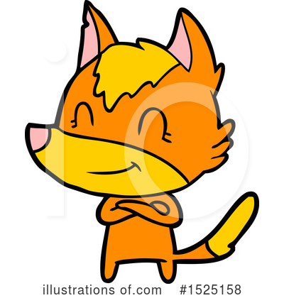 Royalty-Free (RF) Fox Clipart Illustration by lineartestpilot - Stock Sample #1525158