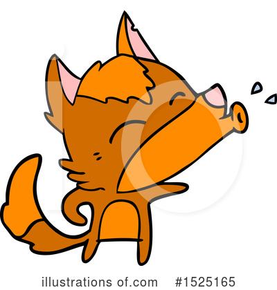 Royalty-Free (RF) Fox Clipart Illustration by lineartestpilot - Stock Sample #1525165