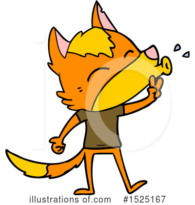 Royalty-Free (RF) Fox Clipart Illustration by lineartestpilot - Stock Sample #1525167