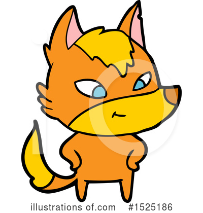Royalty-Free (RF) Fox Clipart Illustration by lineartestpilot - Stock Sample #1525186